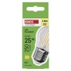61825 5 led zarovka filament mini globe e27 1 8 w 25 w 250 lm tepla bila