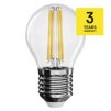 60949 2 led zarovka filament mini globe e27 3 4 w 40 w 470 lm neutralni bila