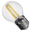 60949 9 led zarovka filament mini globe e27 3 4 w 40 w 470 lm neutralni bila
