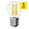 61747 2 led zarovka filament mini globe e27 5 9 w 60 w 806 lm tepla bila