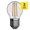 22473 led zarovka filament mini globe 4w e27 tepla bila