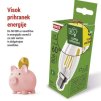 62795 16 led zarovka filament svicka a class e14 3 8 w 60 w 806 lm tepla bila