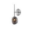 wall lens smoke silver