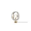 bomma orbital table lamp clear light patina brass