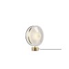 bomma orbital table lamp white light patina brass
