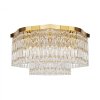 Luxusné stropné svietidlo DUNE, 60W, d. 45 cm, 6xE14 (Farba Zlatá)