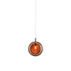 lens single pendant amber front