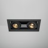 Moderné vstavané LED svietidlo METAL MODERN, 20W, d. 19,4 cm, 3000K (Farba Čierna)