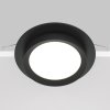 Moderné vstavané svietidlo HOOP, 15W, ⌀ 11 cm, 1xGX53 (Farba Čierna)