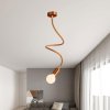 Nástenná a stropná lampa creative flex veľkosti 90 cm (Farba Matný bronz)