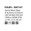 47789 6 nastenne led svitidlo colby cerny hlinik a akryl 12w 3000k