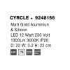 Nástenné LED svietidlo CYRCLE, 12W 3000K (Farba Černá)