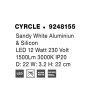 Nástenné LED svietidlo CYRCLE, 12W 3000K (Farba Černá)