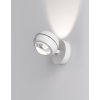 Nástenné LED svietidlo NAUTILUS, 2x12W, š. 28,5 cm, CRI90 (Farba Biela, Teplota světla 2700K - teplá biela)