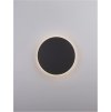 50831 8 nastenne svitidlo cyrcle cerny hlinik a akryl led 20 5w 3000k