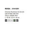 52553 2 nastenne svitidlo nad zrcadlo rosa 45cm led 8w 4000k ip44