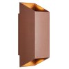 Nástěnné svítidlo Nico Square 24 (Barva rezavá, Tvar square)