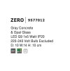 Nástenné svietidlo ZERO, G9 1x5W (Farba Sivá)