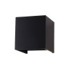 Nástenné svietidlo, kocka 10cm x 10cm (Farba Čierna)