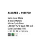47327 6 stojaci lampa alvarez satenovy zlaty kov a cerny mramor bile opalove sklo e27 1x12w