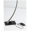50600 8 stojaci lampa breton cerny hlinik a akryl led 40w 3000k stmivatelne