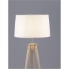 51695 1 stojaci lampa le roy bile stinidlo prirodni drevena zakladna e27 1x12w