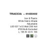 Stojacia lampa TRACCIA, tienidlo nastaviteľné E27 1x12 W (Farba Čierna)