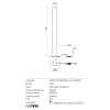 30770 stojaci led lampa pilon