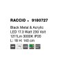 Stojacia LED lampa RACCIO, 17.3W 3000K (Farba Zlatá)