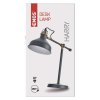 60580 7 stolni lampa harry na zarovku e27 tmave seda