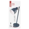 60907 11 stolni lampa julian na zarovku e27 modra