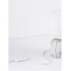 51632 1 stolni lampa kenio bila mramor opalove sklo e14 1x12w