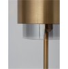 47192 1 stolni lampa sianna kourove sklo mosazny zlaty kov e27 1x12w