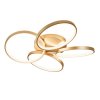 Stropní LED svítidla Espiral, ø81cm (Barva zlatá)