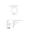 30632 stropni led svitidlo antiba 35cm ip44