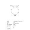 30635 stropni led svitidlo antiba 45cm ip44