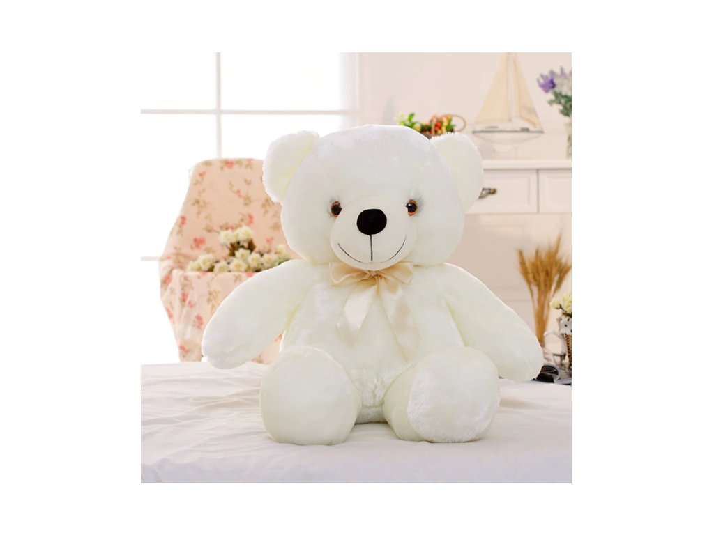 Тедди белый. Мишка плюшевый мишка 50 см. Светящийся плюшевый Teddy Bear.. Белый мишка игрушка. Мягкая игрушка белый медведь.