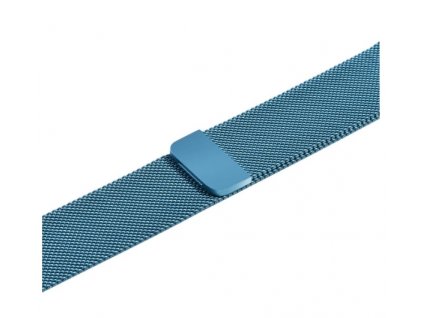 řemínek apple watch kovový modrý