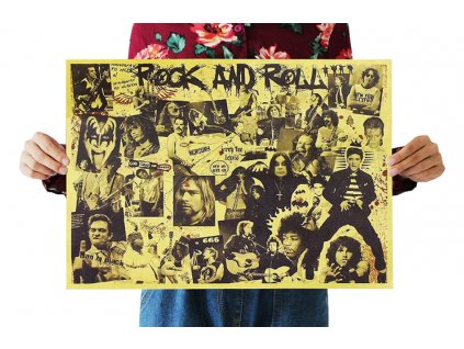 plakát rock and roll