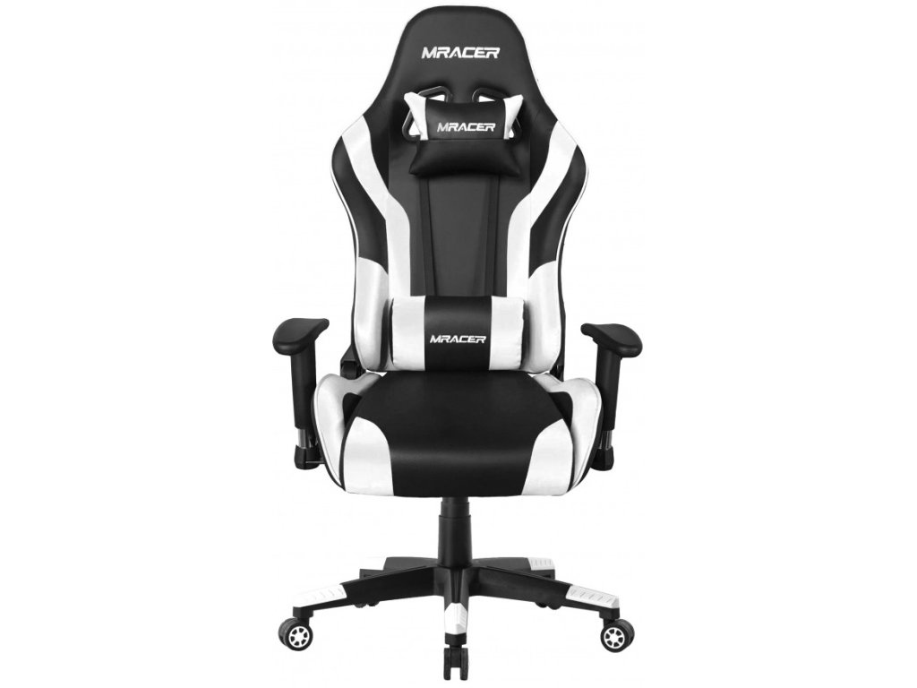 herni zidle mracer kozenka cerno bila