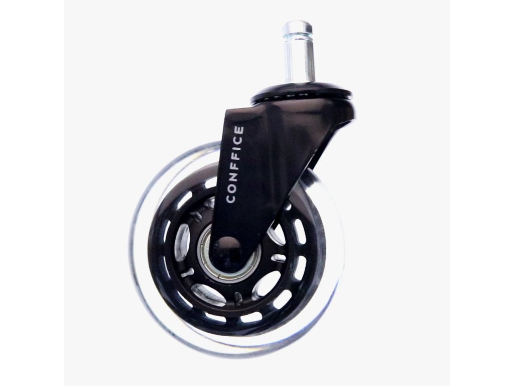 Kancelářská kolečka Conffice, 5 ks, čirá