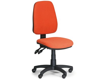 Pracovní židle Alex bez područek, oranžová