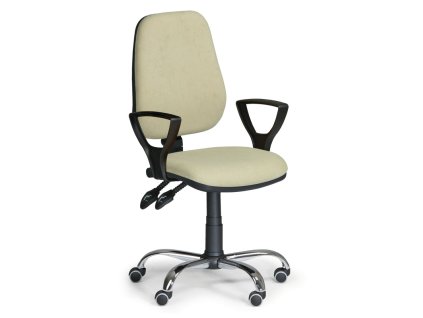 Pracovní židle Comfort SY s područkami, zelená