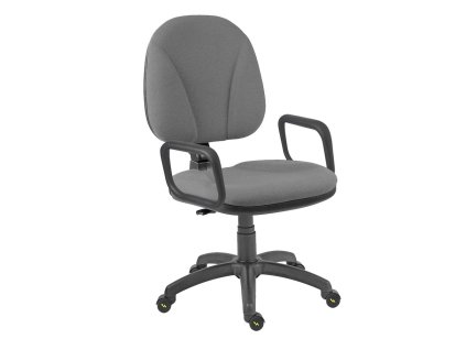 Pracovní židle Ergo Antistatic s područkami, šedá