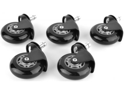 46247 kolecko premium design cerne pogumovane prumer 65mm cep 11mm