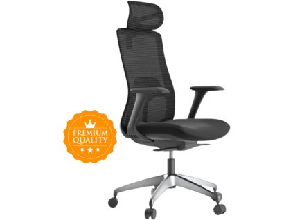 46367 kancelarska zidle wisdom cerny plast cerna