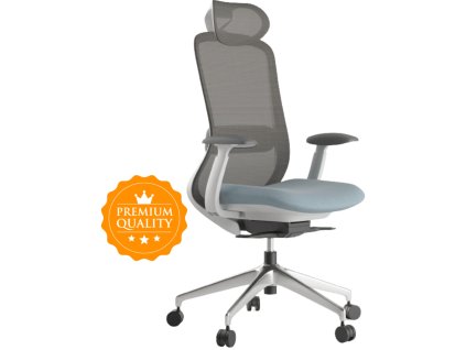 46403 kancelarska zidle bessel sedy plast modra