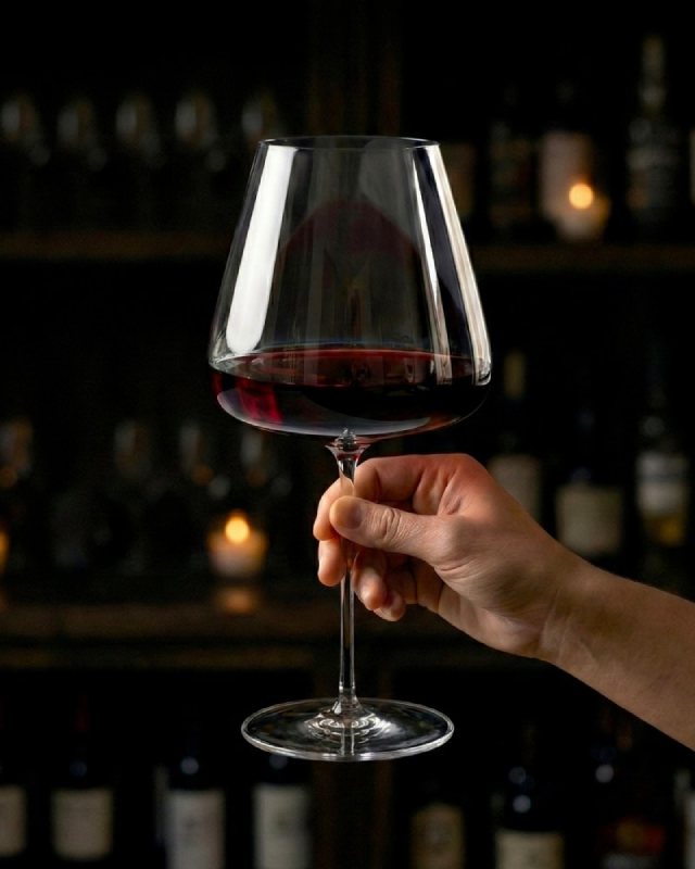 Elegantné poháre na víno