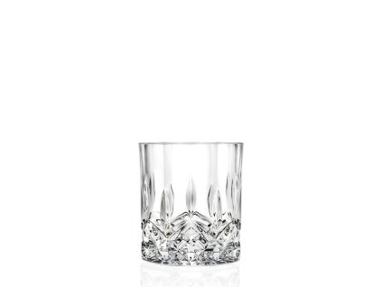 Sada 6 ks brúsených pohárov na whisky RCR Opera 300 ml s masívnym dnom