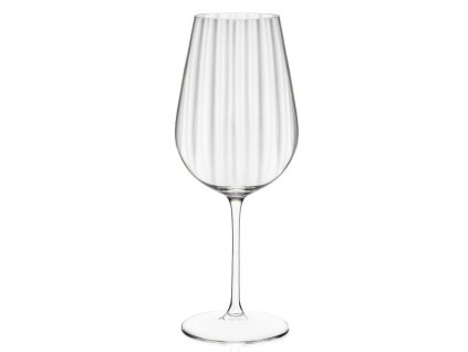 Rebrovaný pohár na víno RONA Invitation Optic 540 ml s jemným optickým dekorom